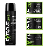 SPRAY FIXADOR PARA CABELOS EXTREME PRO - LAQUE JATO SECO 400ML